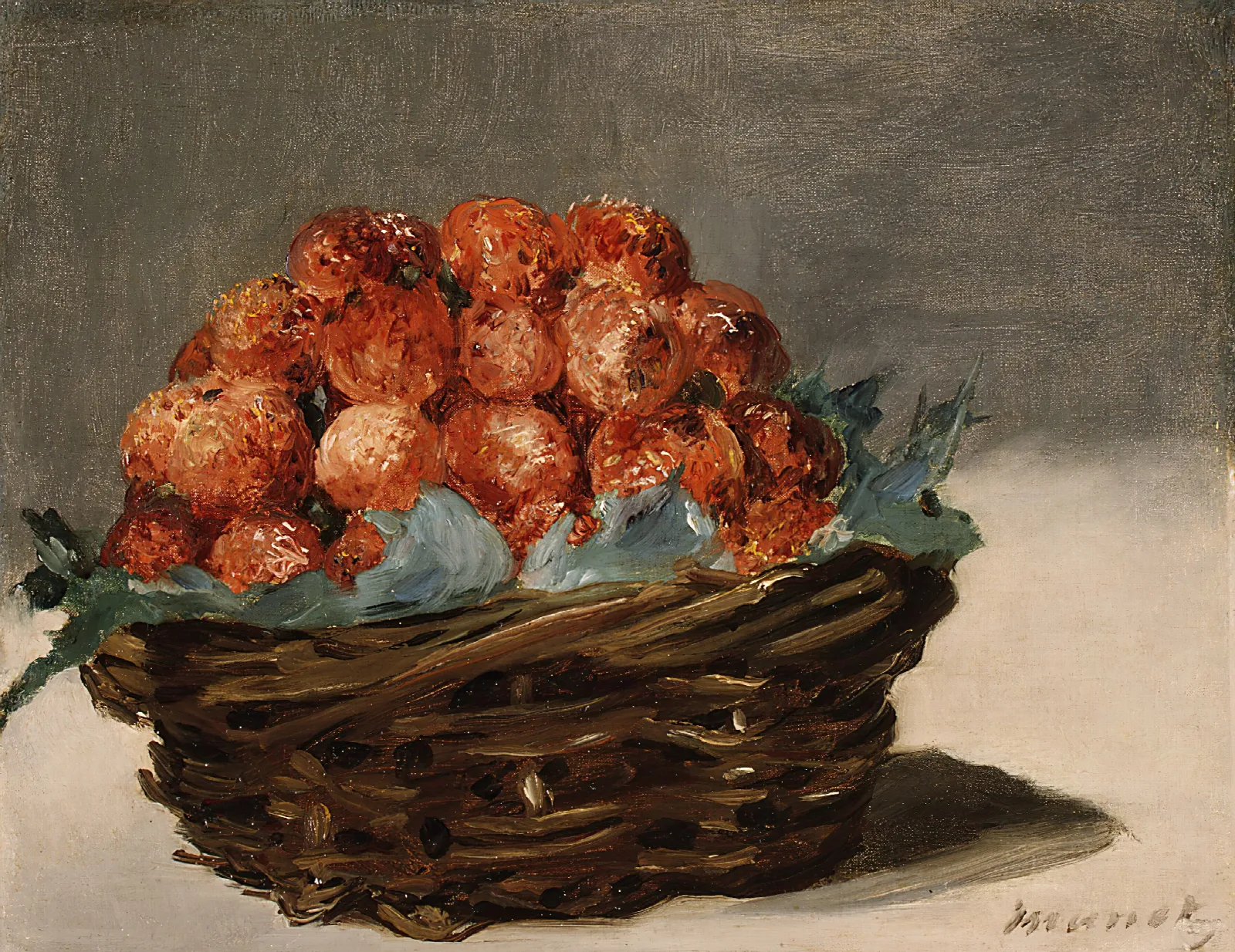 Strawberries 2 Wall Art by Édouard Manet - Canvas Print