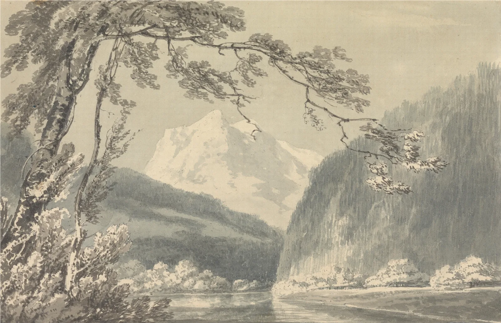 Near Grindelwald Wall Art by Joseph Mallord William Turner - Canvas Print