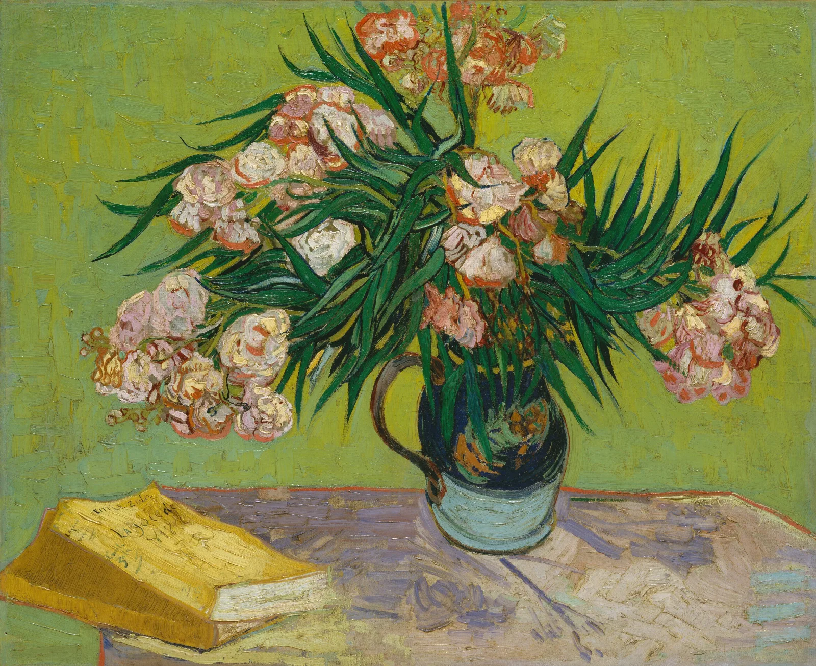 Oleanders Wall Art by Vincent van Gogh - Canvas Print