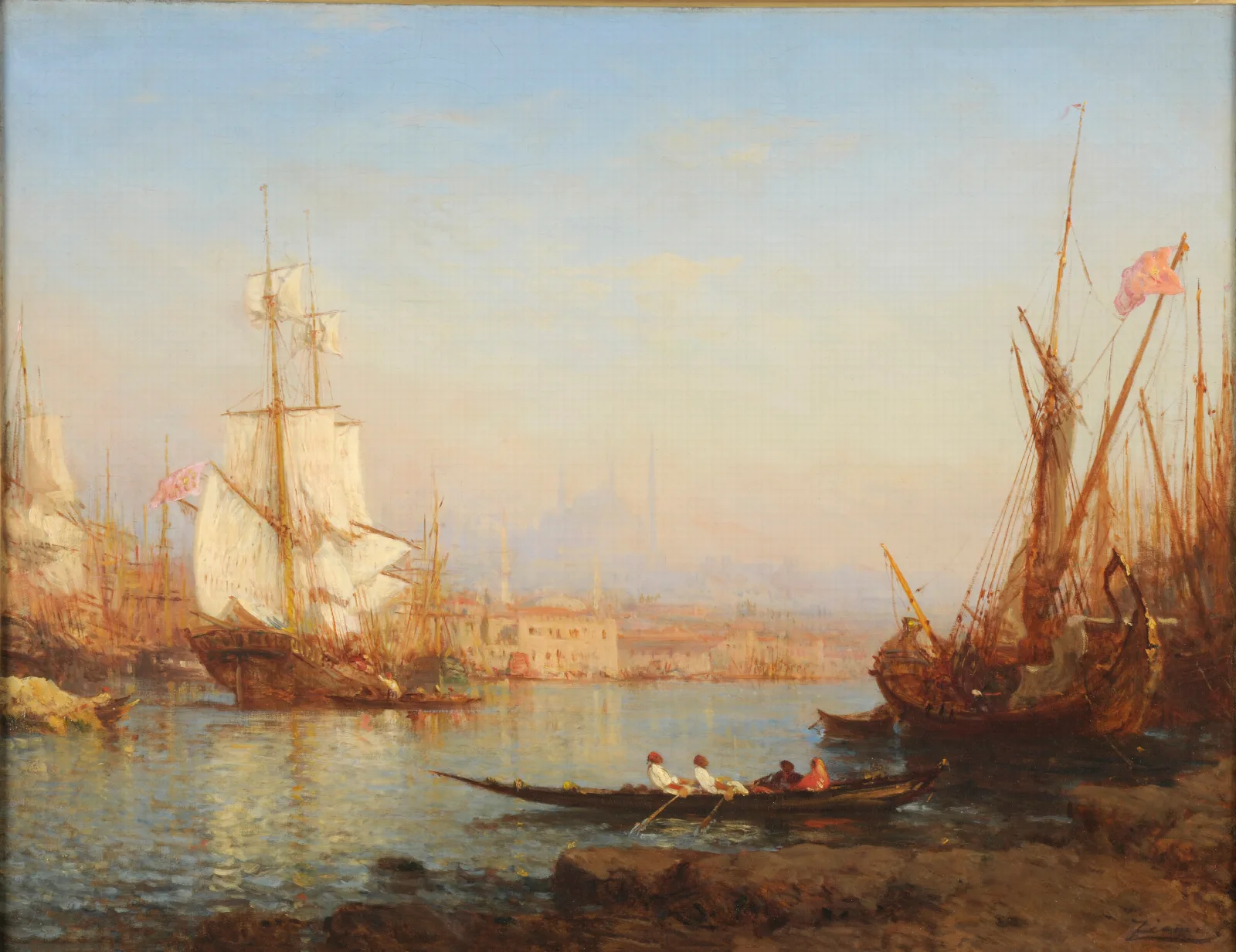 Le Bosphore Wall Art by Félix Ziem - Canvas Print