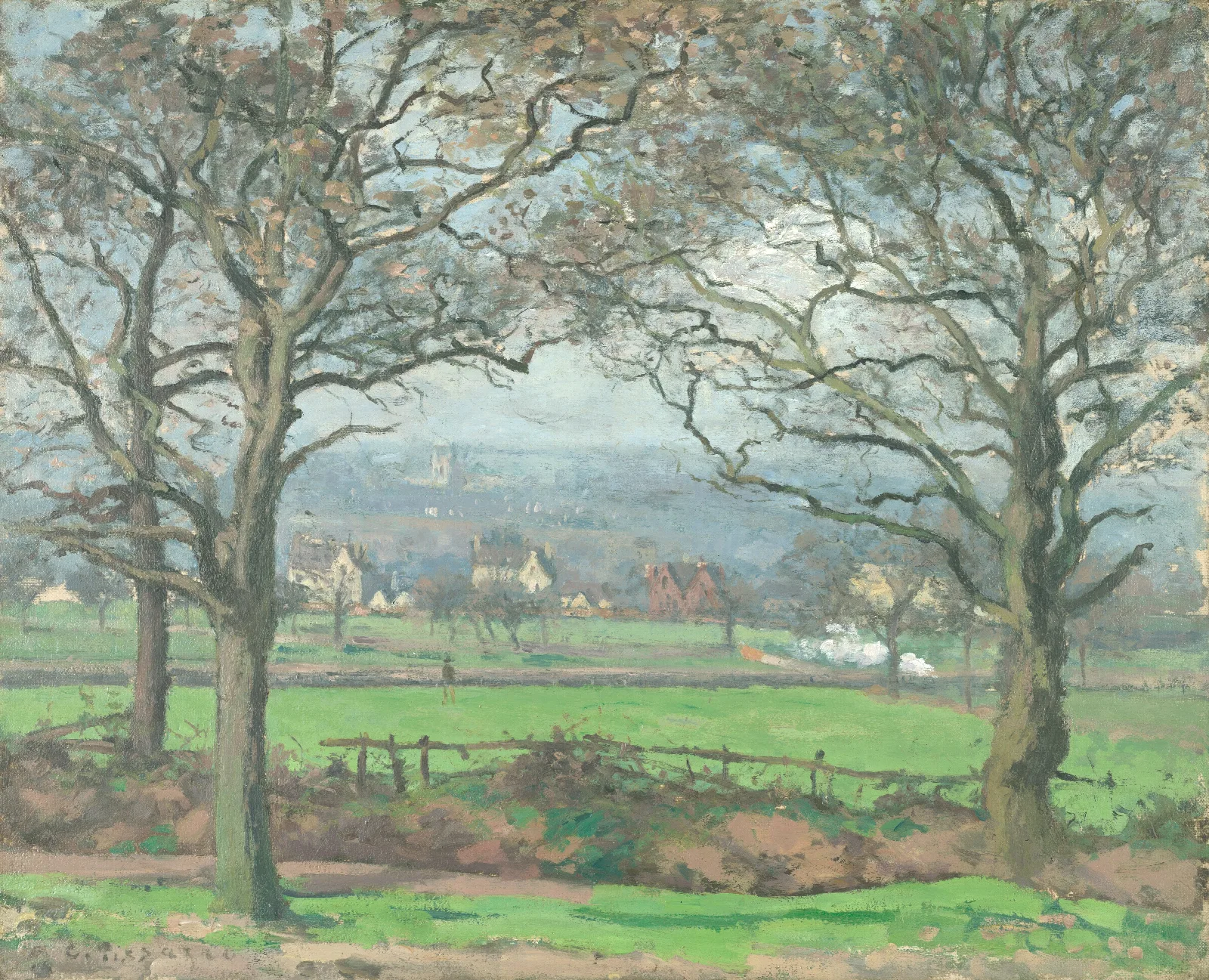 Near Sydenham Hill Wall Art by Camille Pissarro - Canvas Print