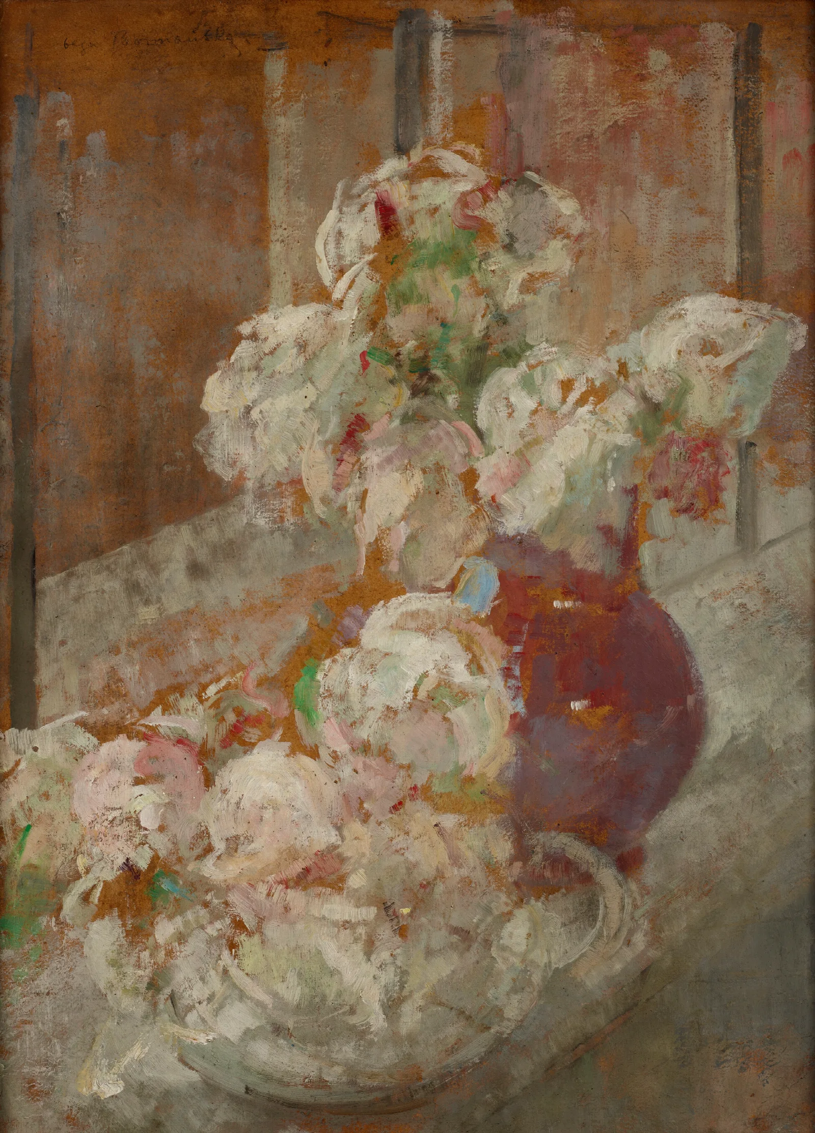 Flowers 25 Wall Art by Olga Boznanska - Canvas Print