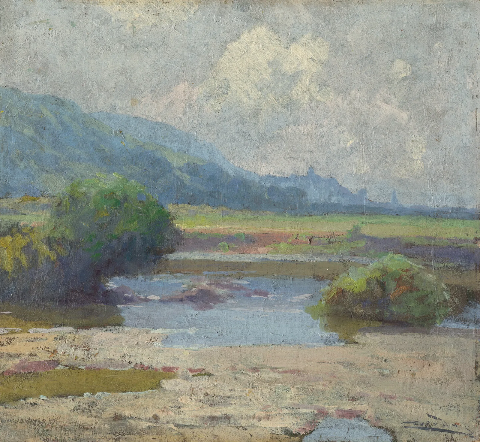 Summer Landscape From Kosice Wall Art by Ľudovít Čordák - Canvas Print