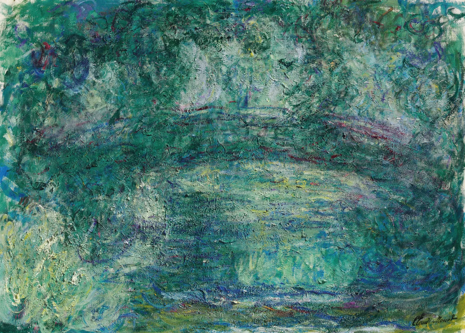 Le Pont Japonais Wall Art by Claude Monet - Canvas Print