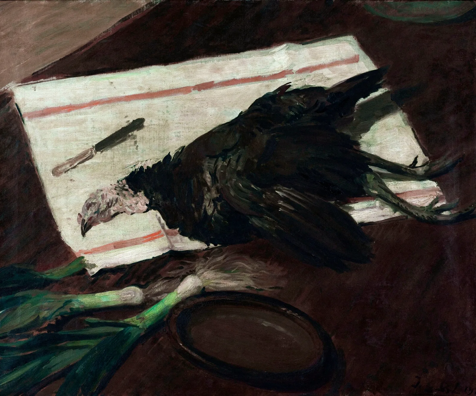 Nature Morte Au Dindon Wall Art by Jacques-Émile Blanche - Canvas Print