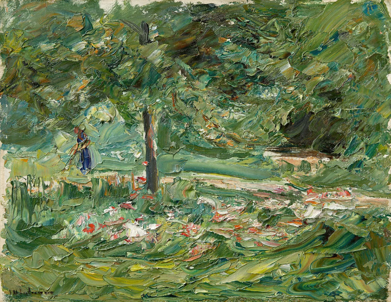 Wannseegarten Wall Art by Max Liebermann - Canvas Print
