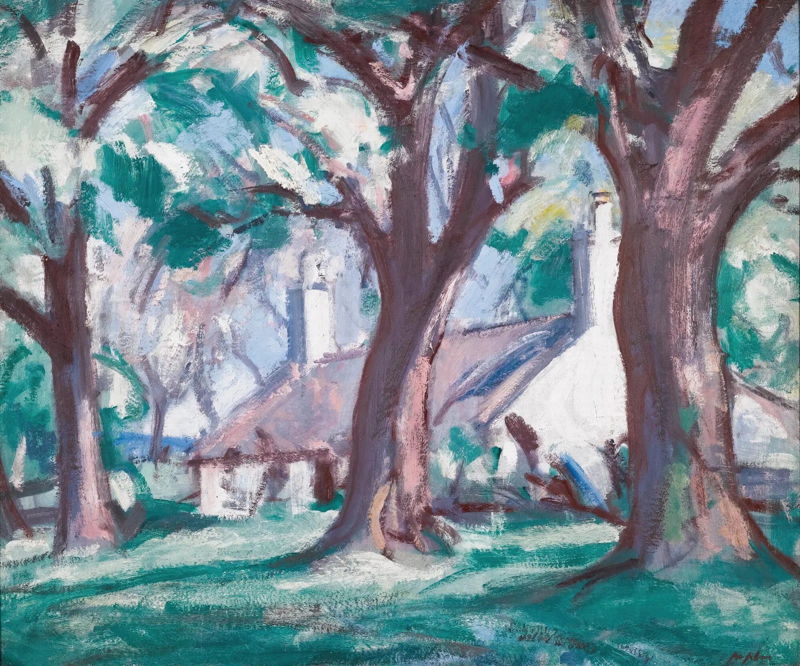 Kirkcudbright Wall Art by Samuel John Peploe - Canvas Print