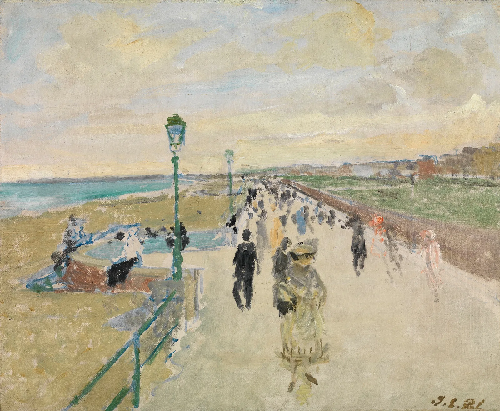 Sea Wall Wall Art by Jacques-Émile Blanche - Canvas Print