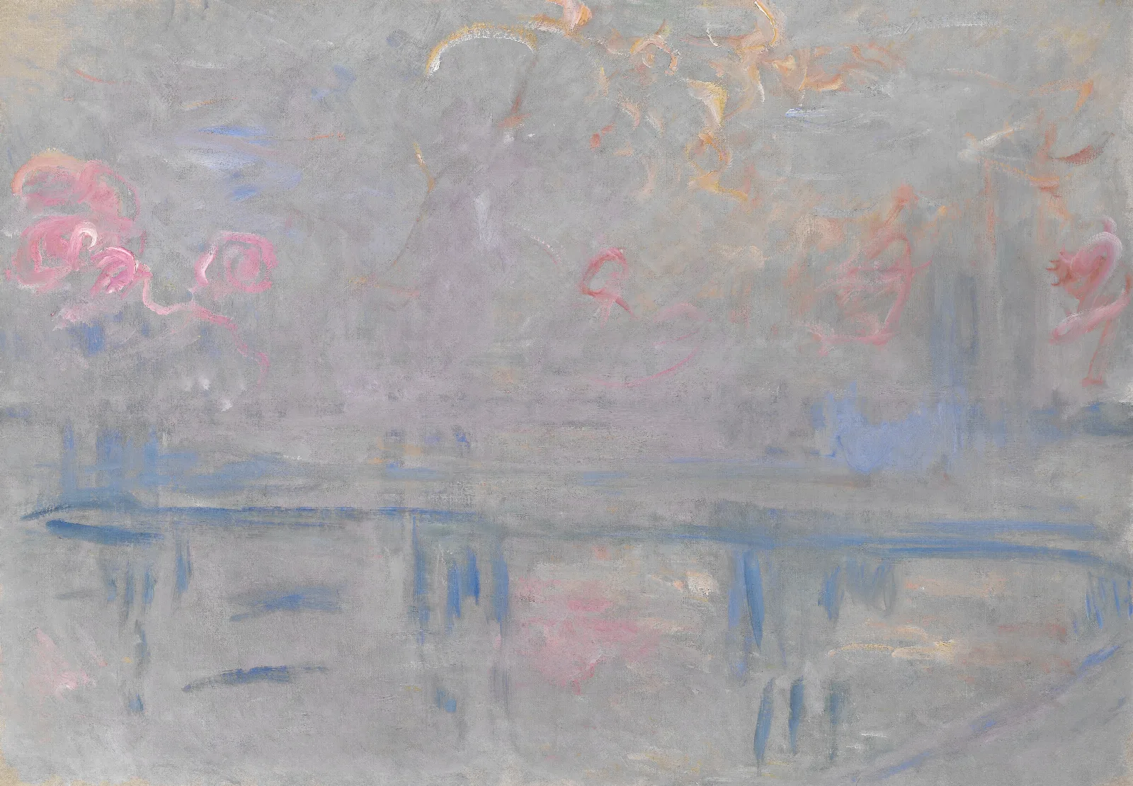 Charing Cross Bridge 2 Wall Art by Claude Monet - Canvas Print