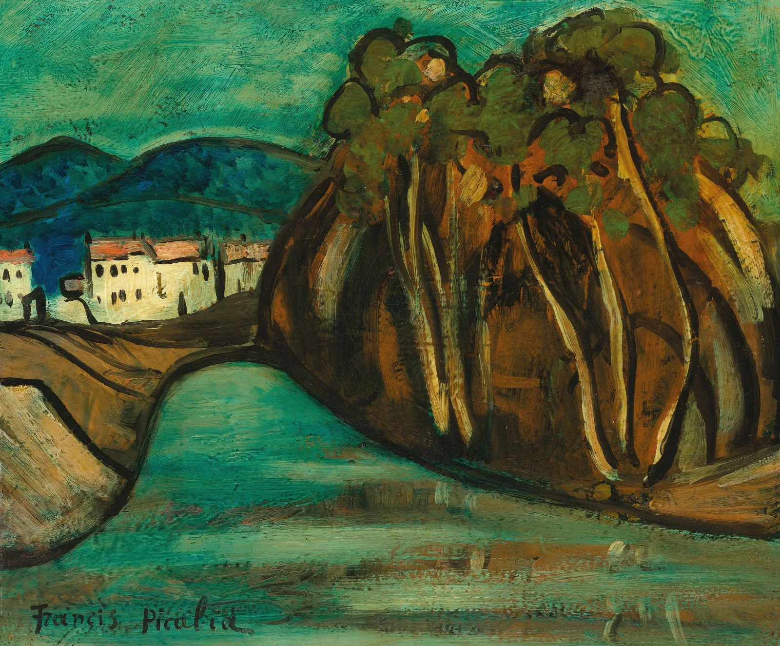 Paysage 47 Wall Art by Francis Picabia - Canvas Print