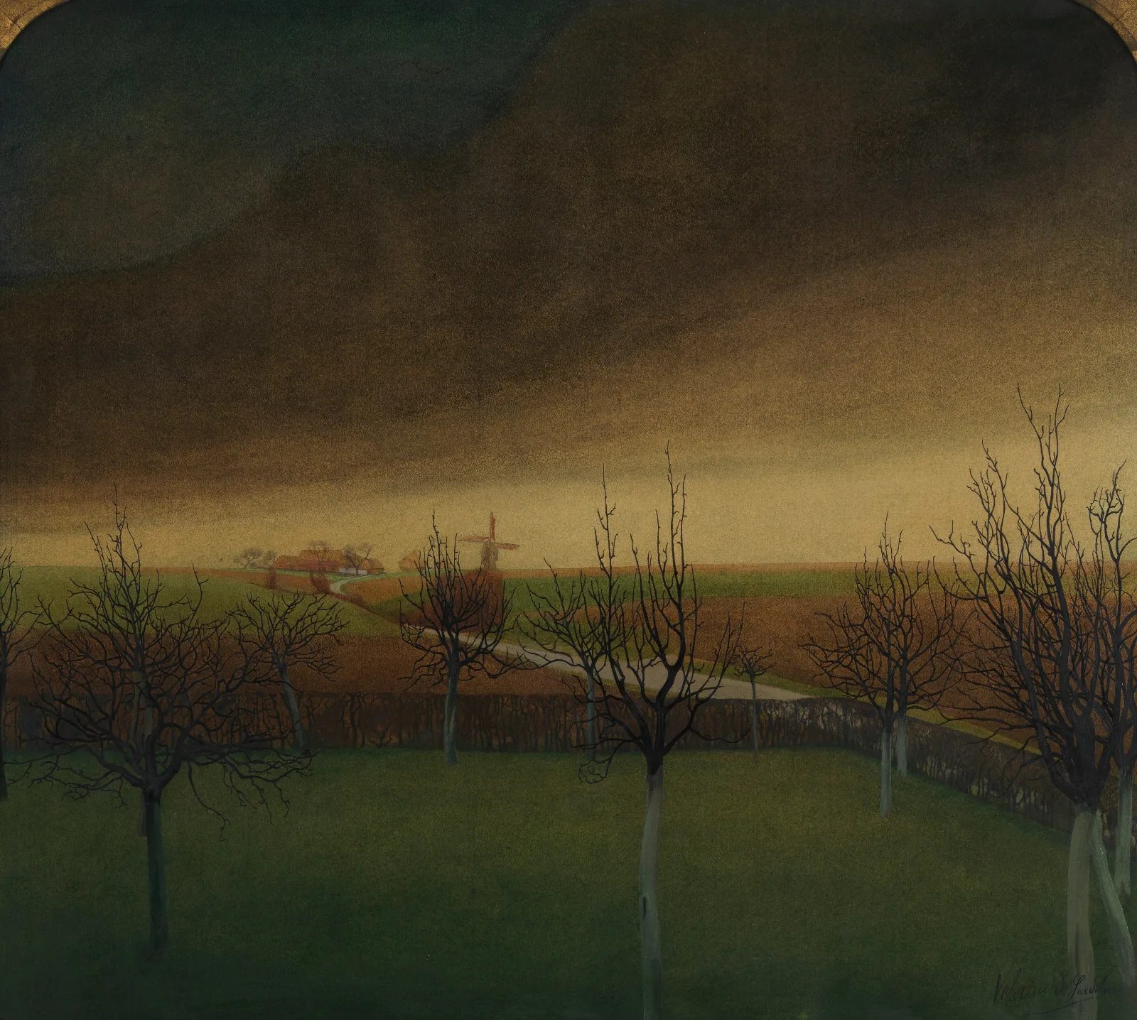 Before Spring Wall Art by Valerius De Saedeleer - Canvas Print