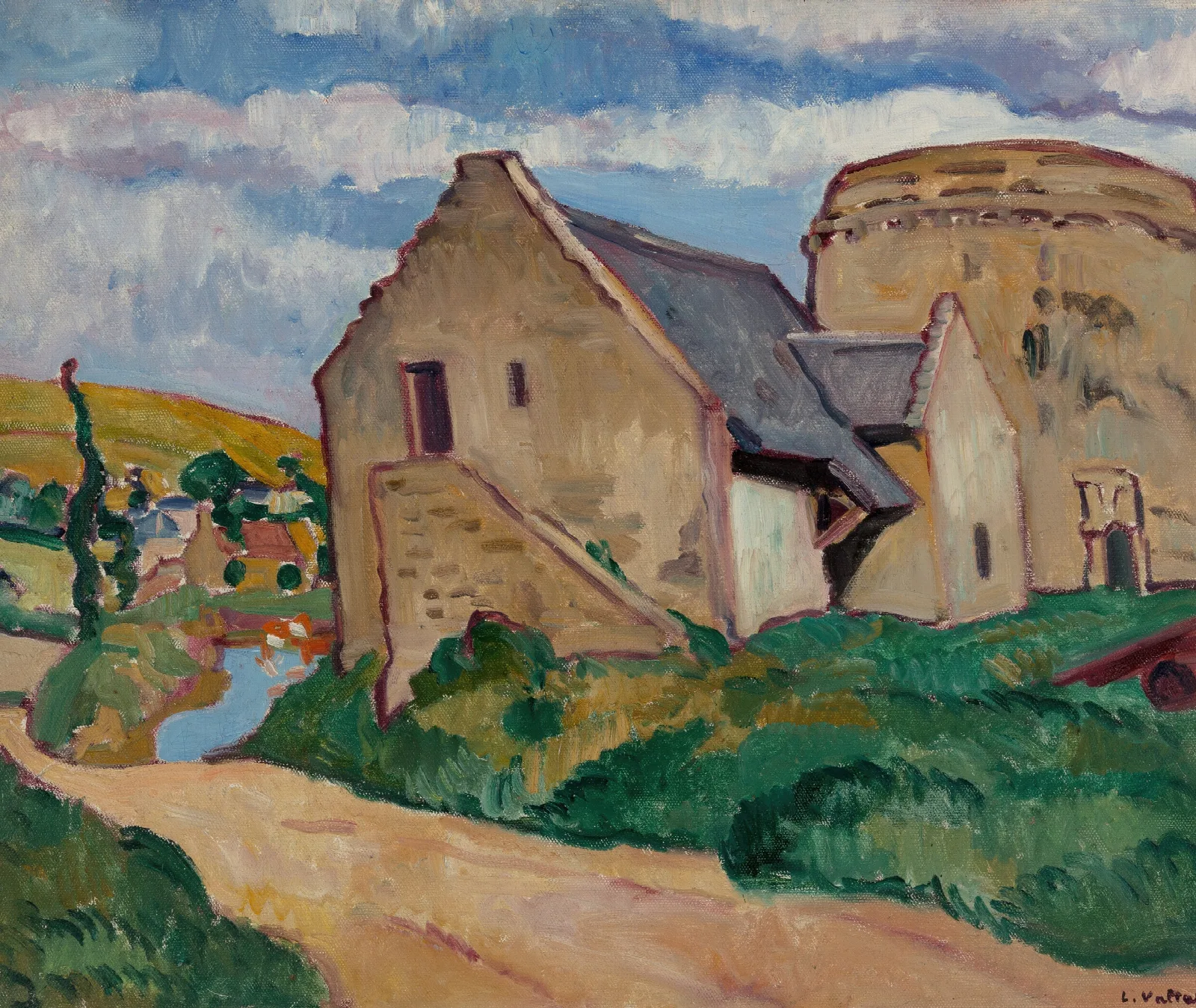 La Tour En Normandie Wall Art by Louis Valtat - Canvas Print