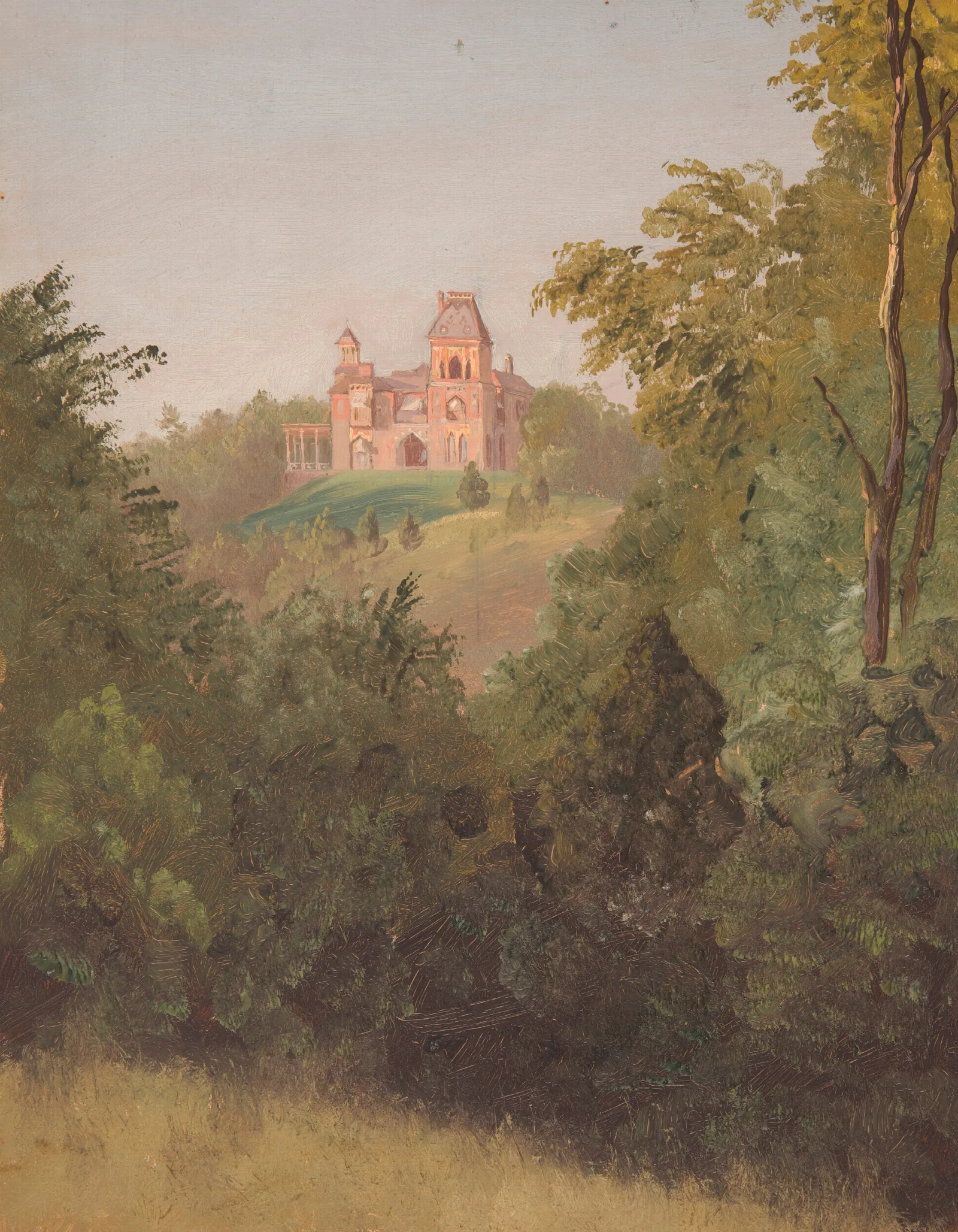 Olana From The Southwest Wall Art by Frederic Edwin Church - Canvas Print
