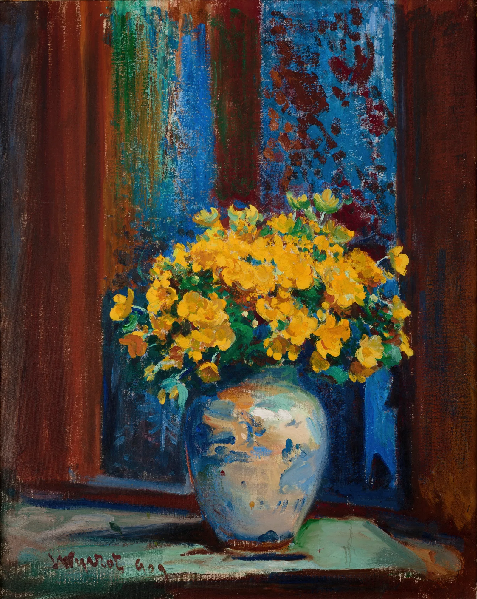 Marsh Marigolds 2 Wall Art by Leon Wyczółkowski - Canvas Print