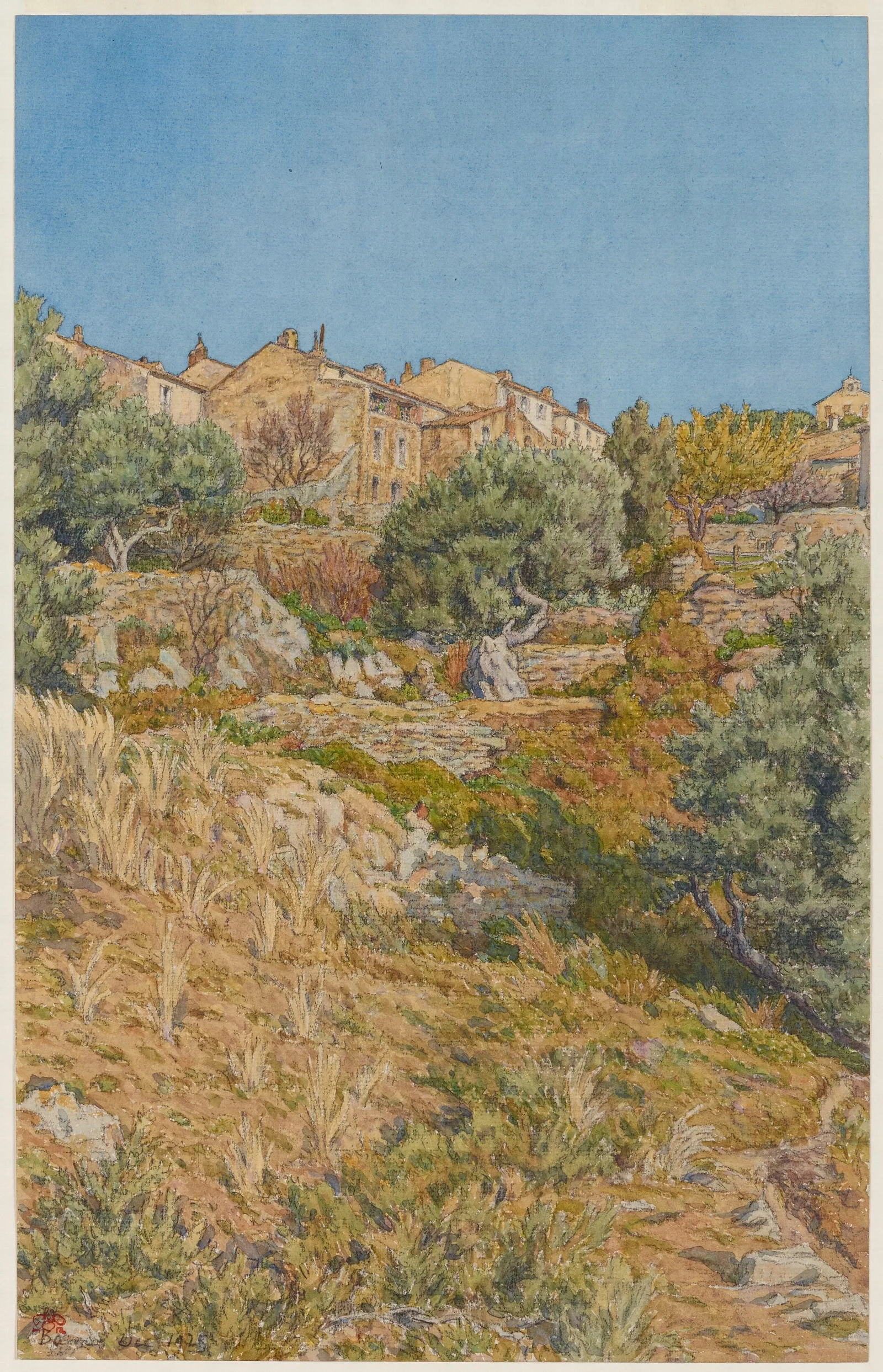 Bormes 3 Wall Art by Henri Rivière - Canvas Print