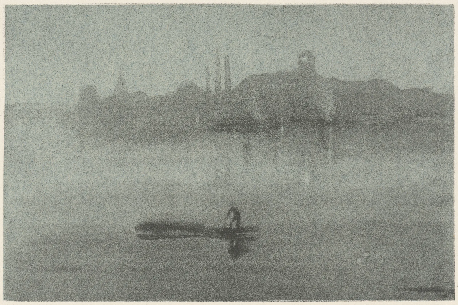 Nocturne 7 Wall Art by James Abbott McNeill Whistler - Canvas Print