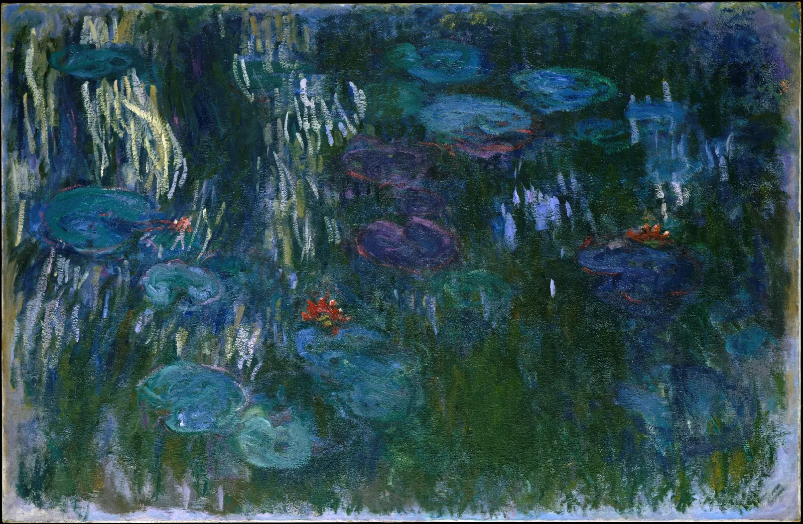 Water Lilies 8 Wall Art by Claude Monet - Canvas Print
