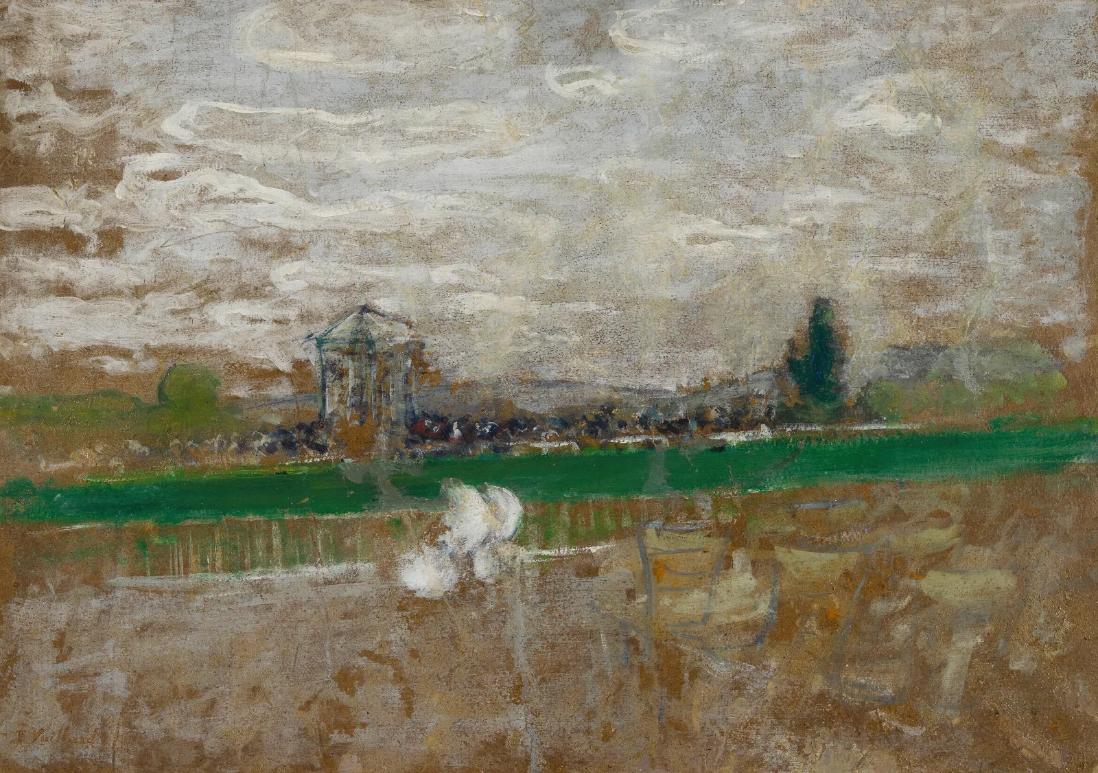 Champ De Course Wall Art by Édouard Vuillard - Canvas Print