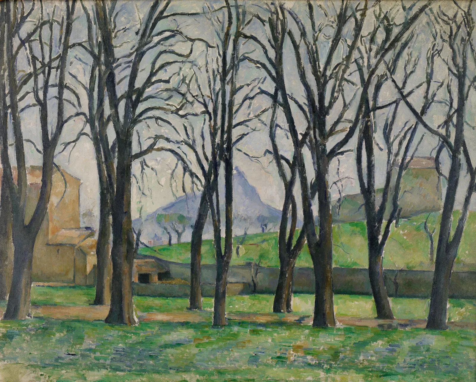 Chestnut Trees At Jas De Bouffan Wall Art by Paul Cézanne - Canvas Print