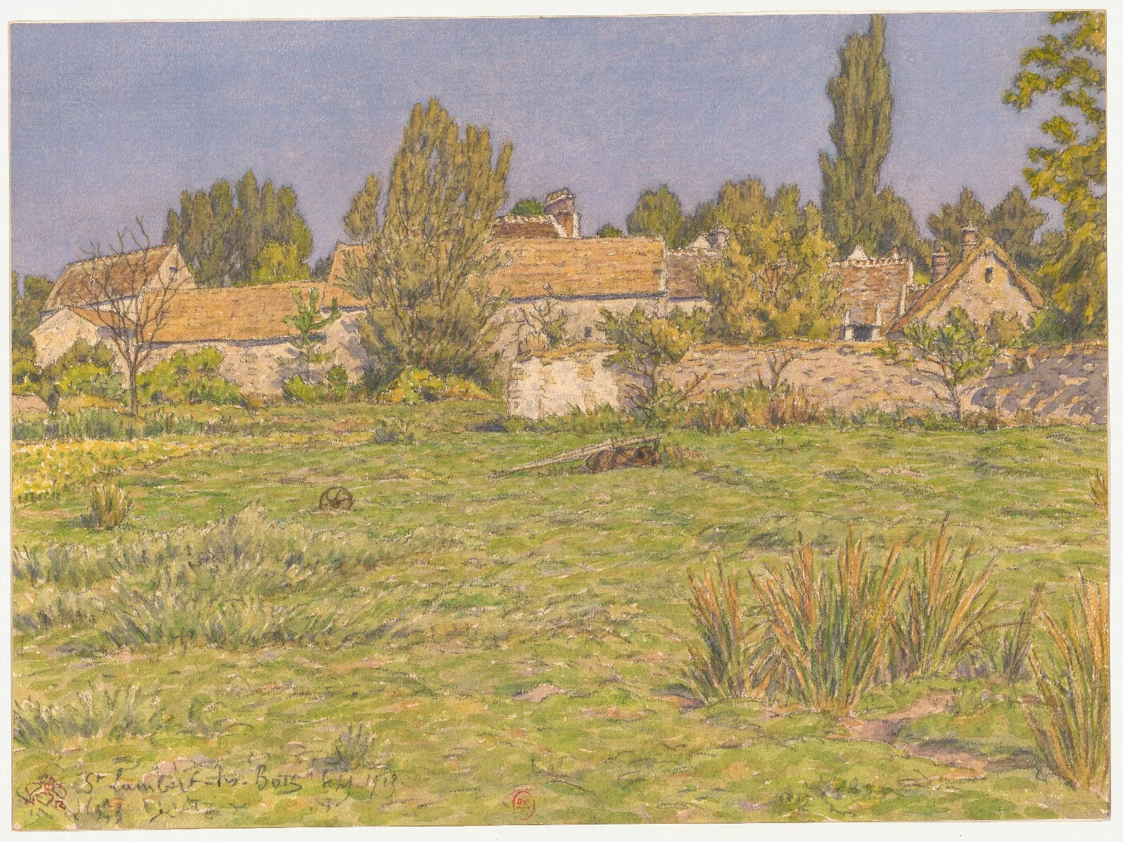 Saint Lambert Des Bois Wall Art by Henri Rivière - Canvas Print