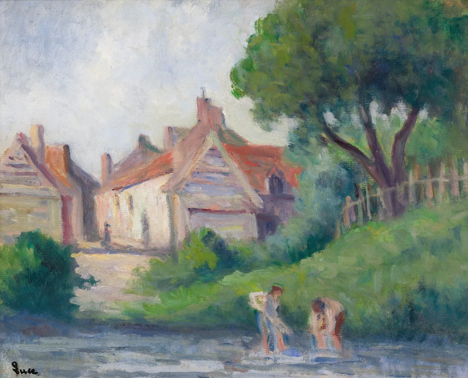 Pecquigny Wall Art by Maximilien Luce - Canvas Print