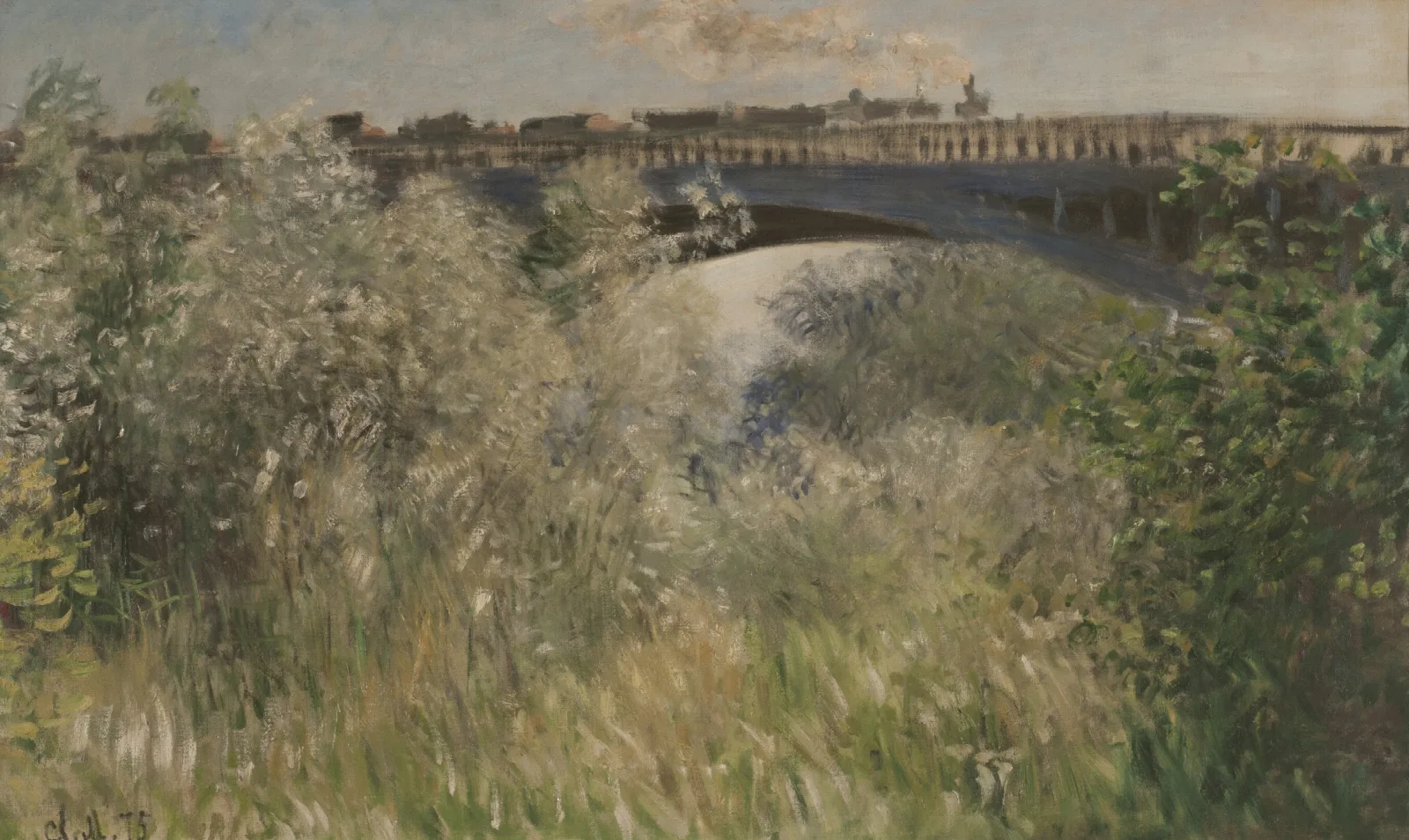 Le Pont D Argenteuil Wall Art by Claude Monet - Canvas Print
