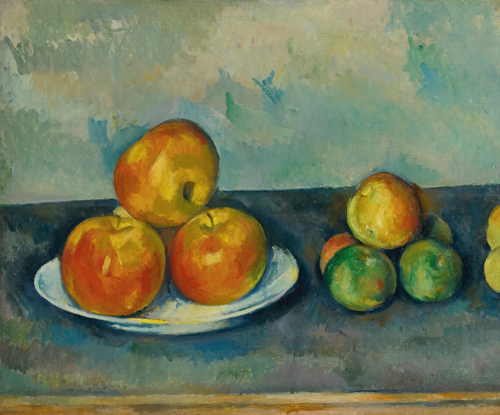 Les Pommes 2 Wall Art by Paul Cézanne - Canvas Print