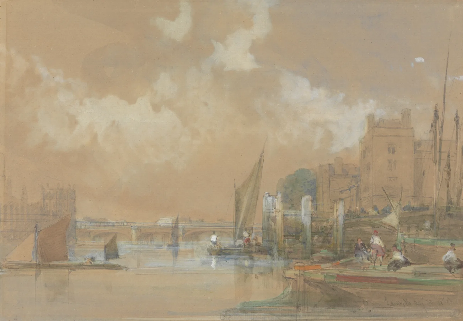 Lambeth Wall Art by David Roberts - Canvas Print