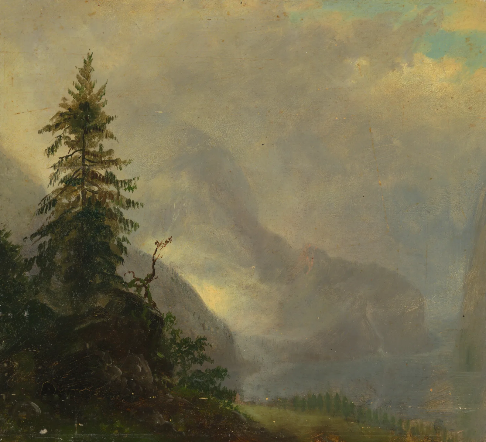 The Koenigsee Near Berchtesgeden Bavaria Wall Art by Frederic Edwin Church - Canvas Print