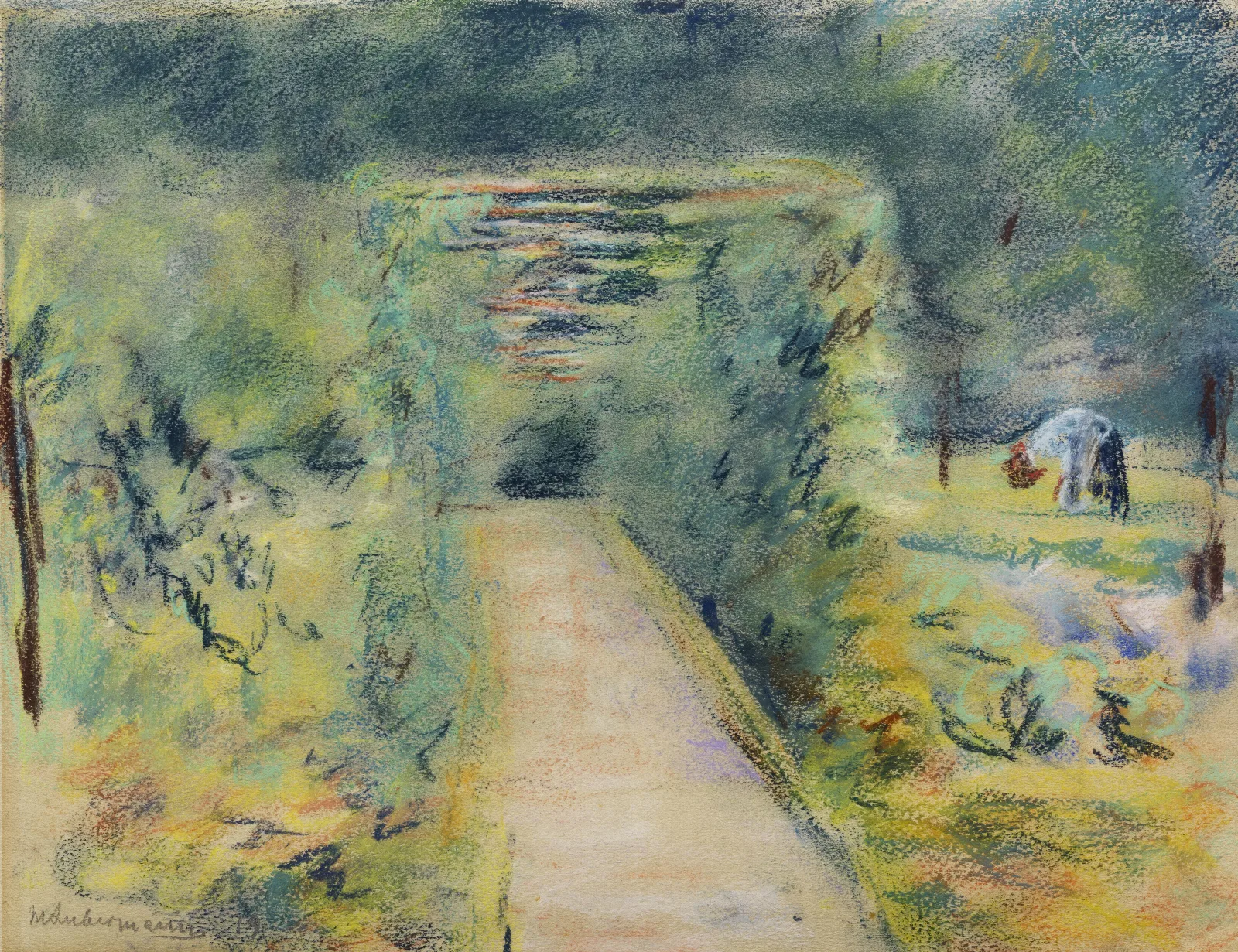 Wannseegarten 2 Wall Art by Max Liebermann - Canvas Print