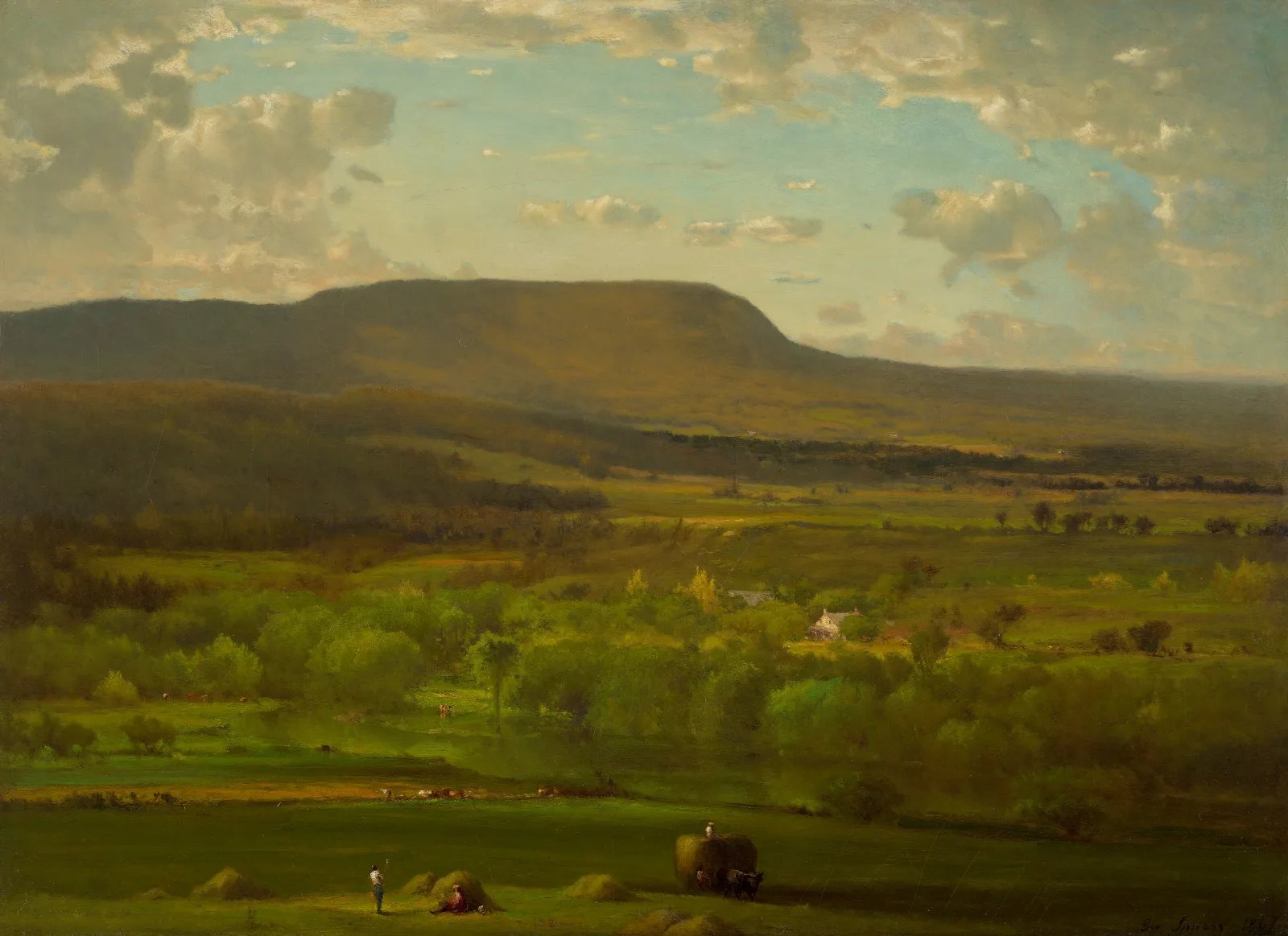 Leeds New York Wall Art by George Inness - Canvas Print