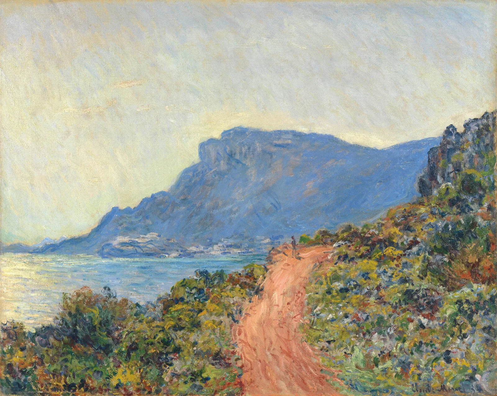 La Corniche Near Monaco Wall Art by Claude Monet - Canvas Print