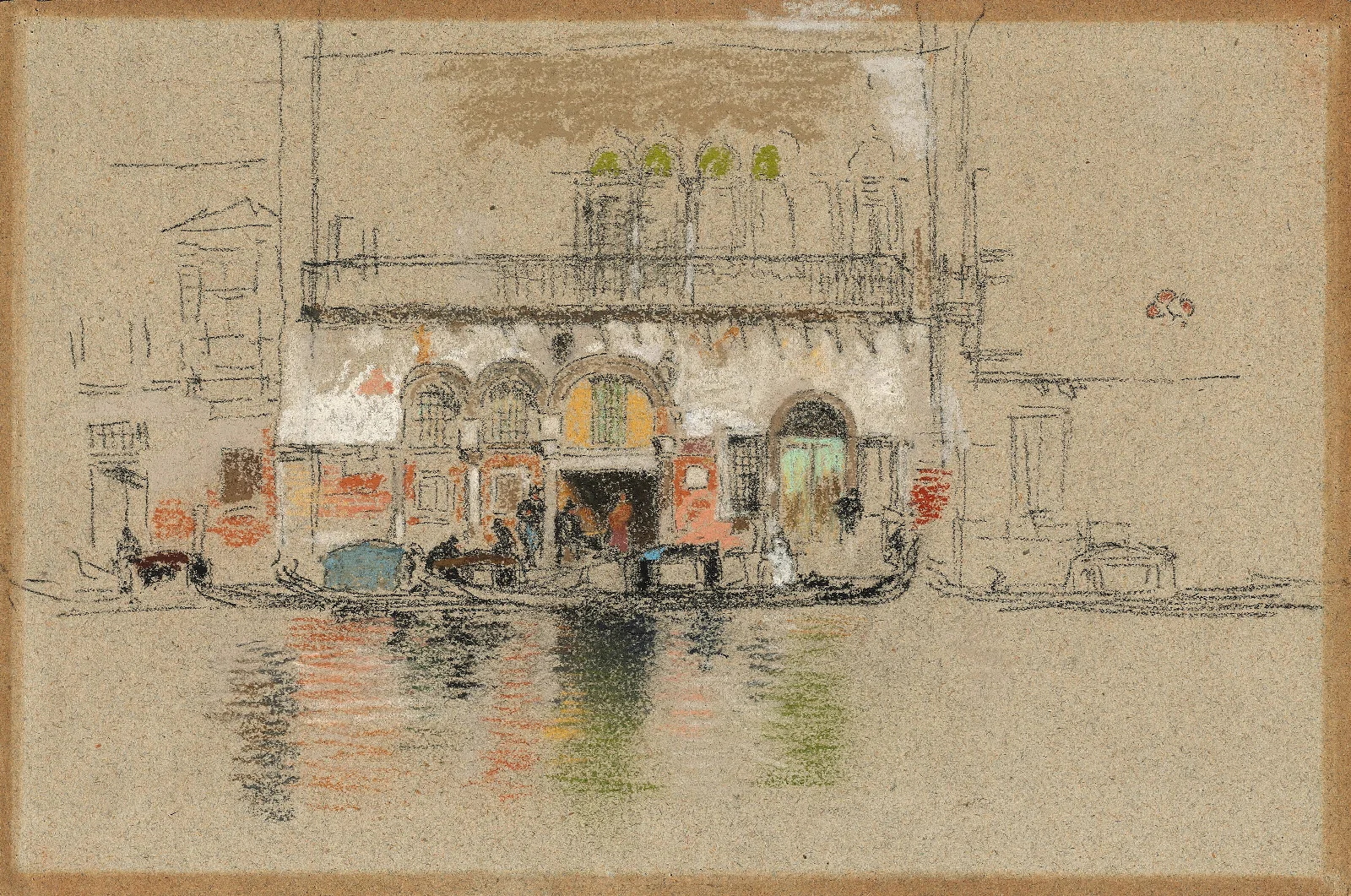 The Palace White And Pink Wall Art by James Abbott McNeill Whistler - Canvas Print