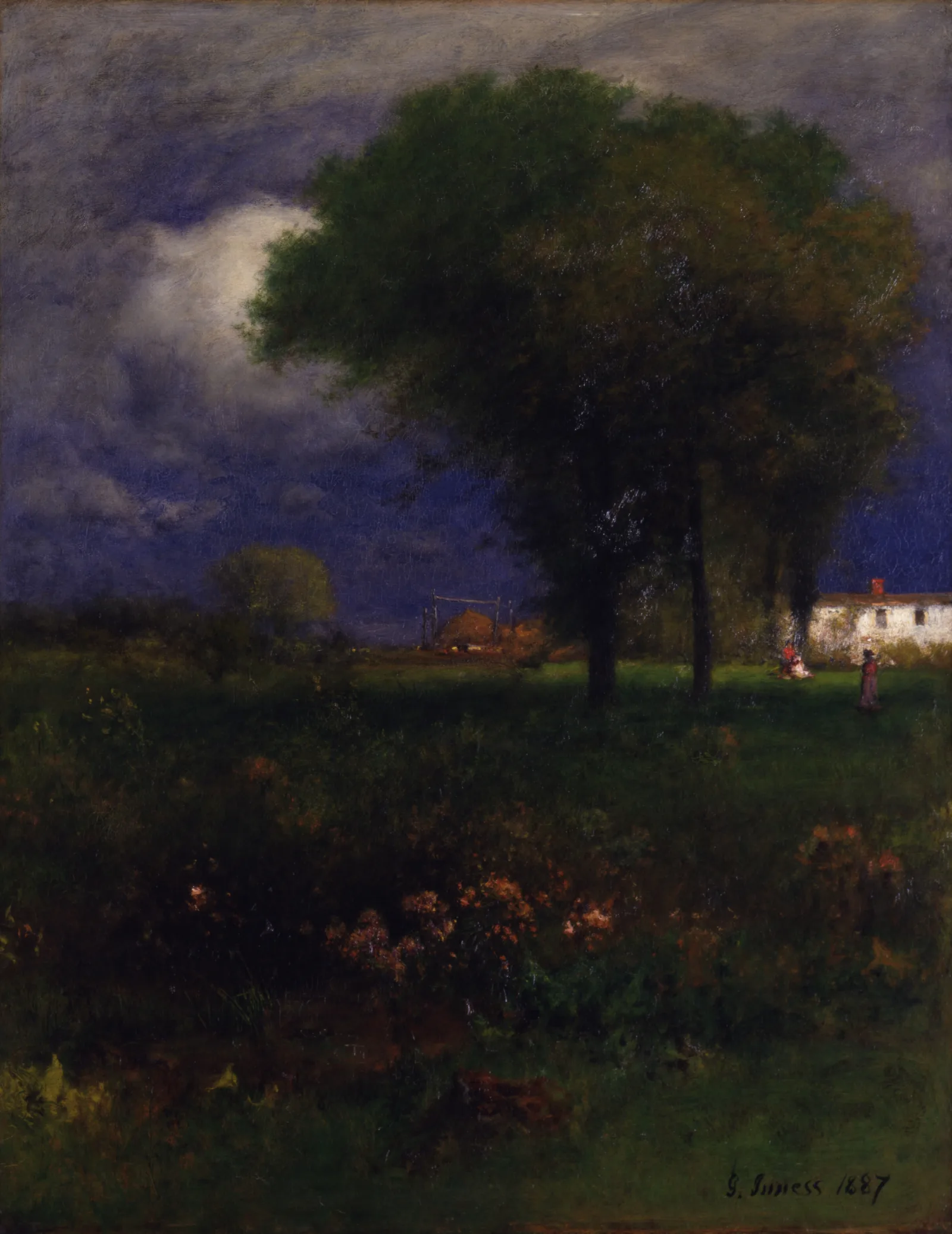 September Afternoon Wall Art by George Inness - Canvas Print