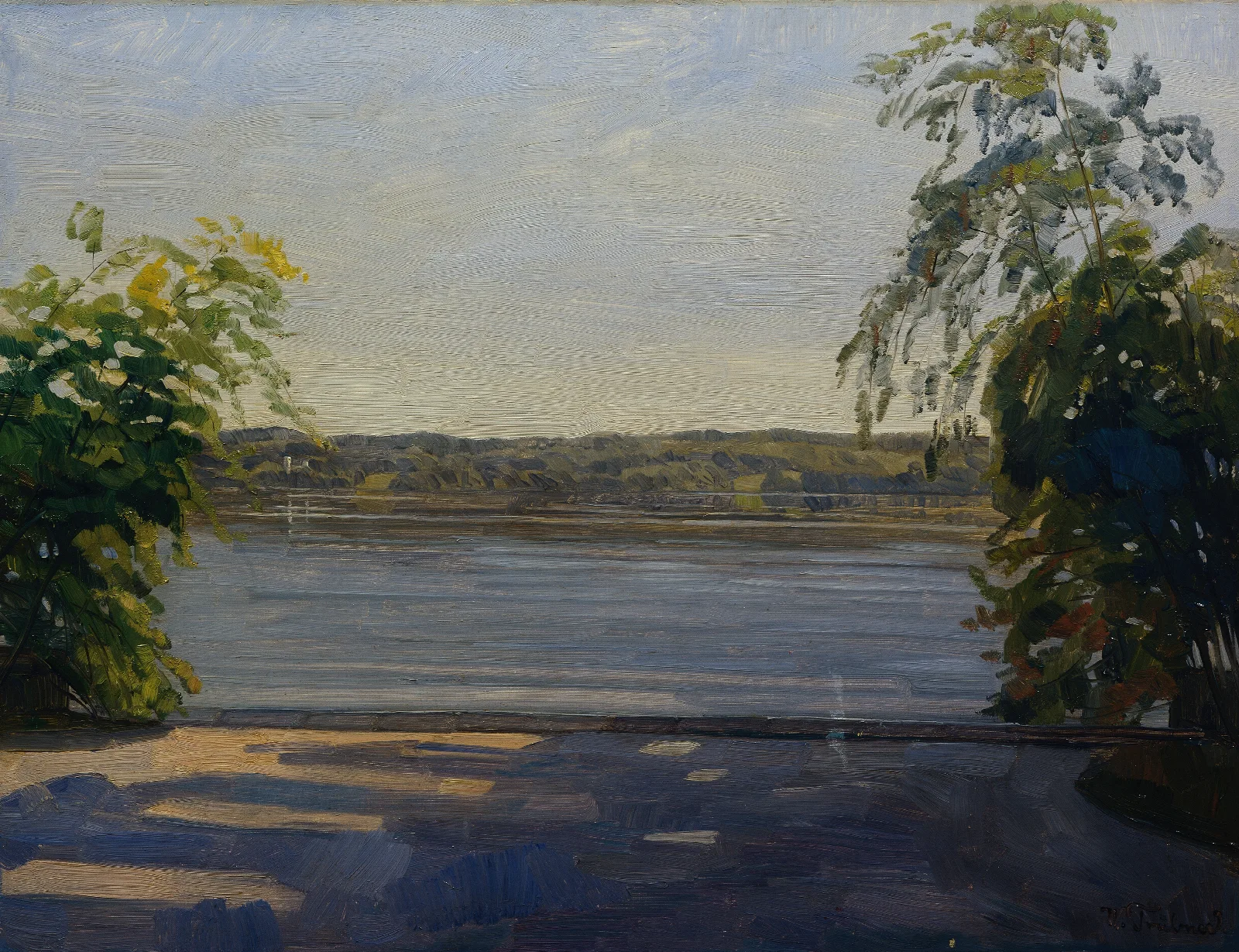 Starnberger See 2 Wall Art by Wilhelm Trübner - Canvas Print