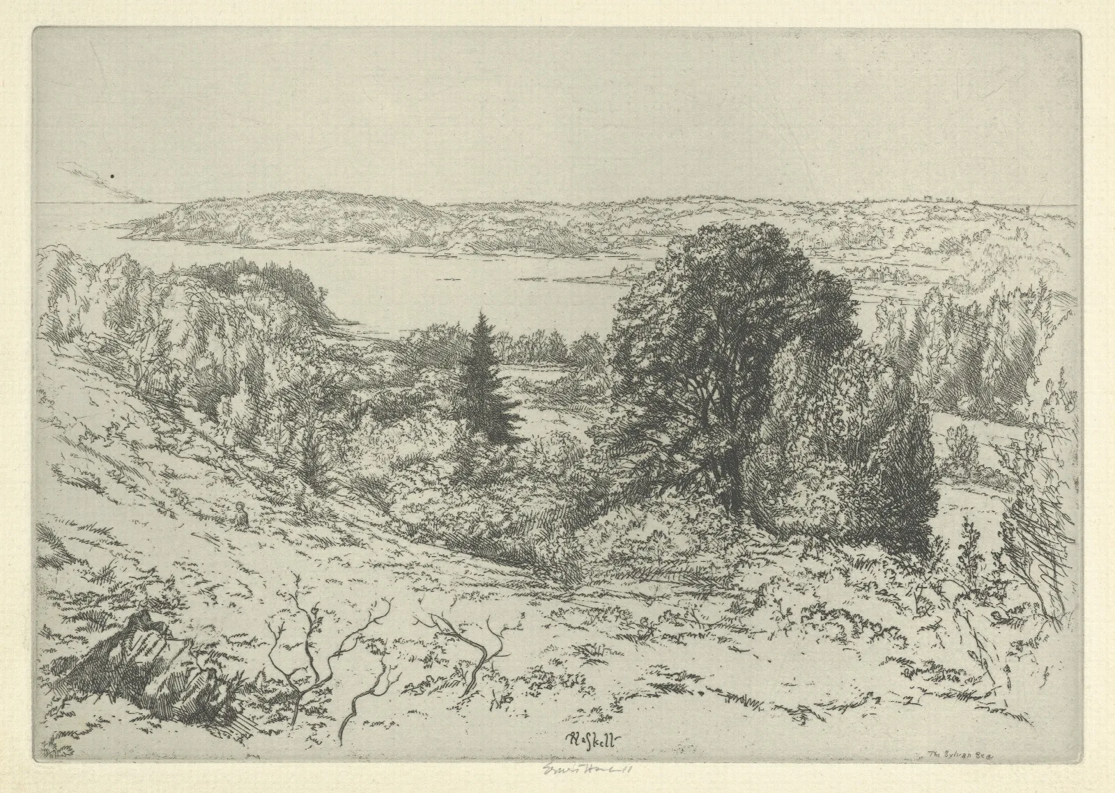 The Sylvan Sea Wall Art by Ernest Haskell - Canvas Print