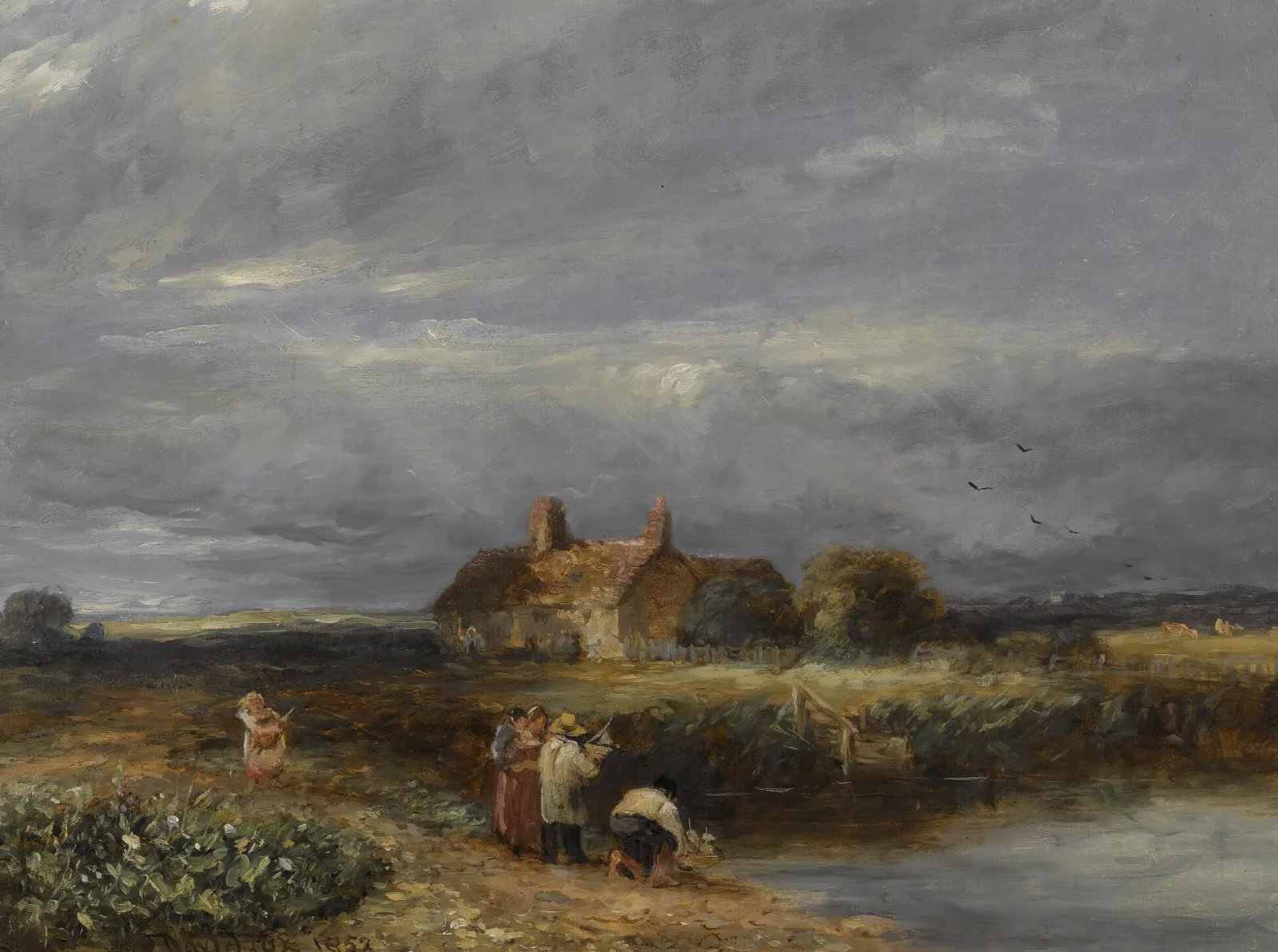 The Young Mariners Wall Art by David Cox - Canvas Print