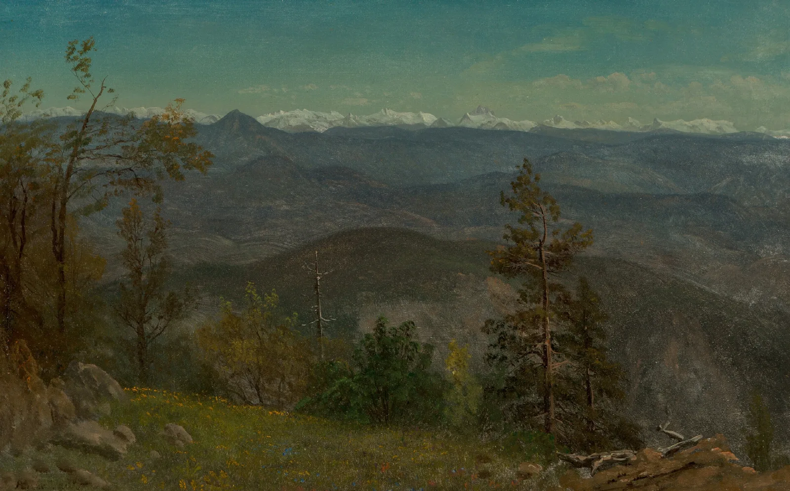 Yosemite Valley California Wall Art by Albert Bierstadt - Canvas Print