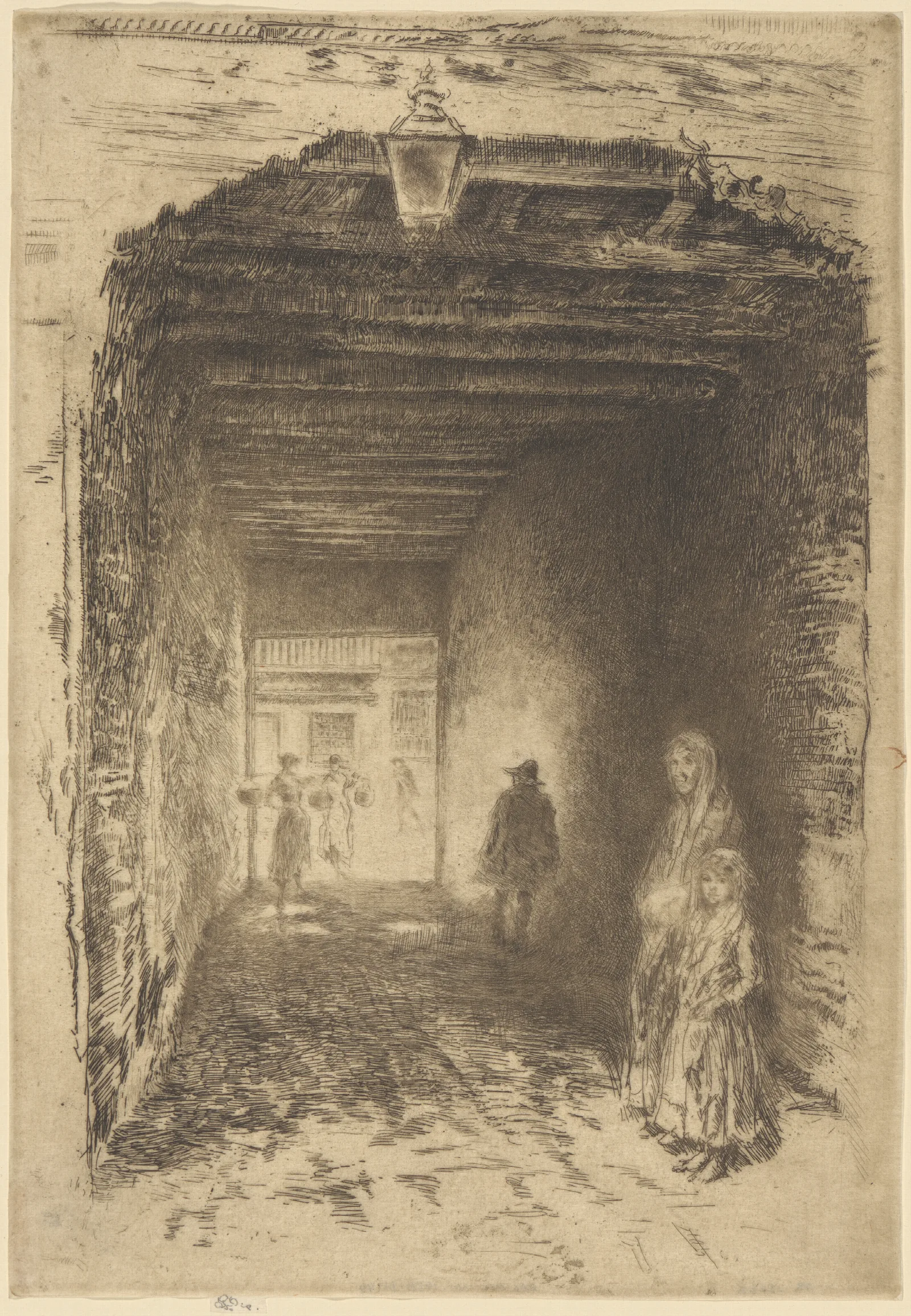 The Beggars Wall Art by James Abbott McNeill Whistler - Canvas Print