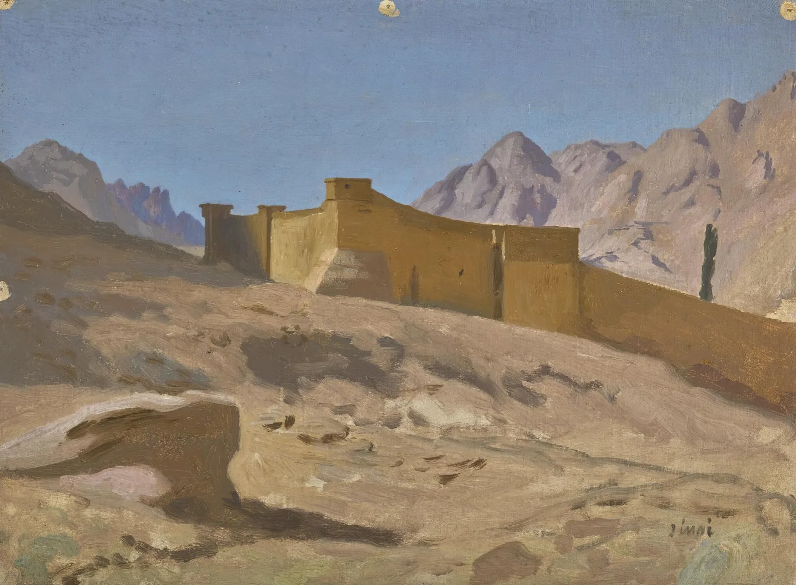 Le Monastere De Sainte Catherine Wall Art by Jean-Léon Gérôme - Canvas Print