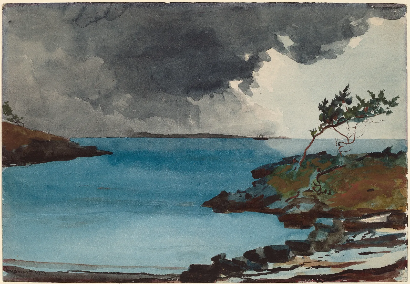 The Coming Storm Wall Art by Winslow Homer - Canvas Print