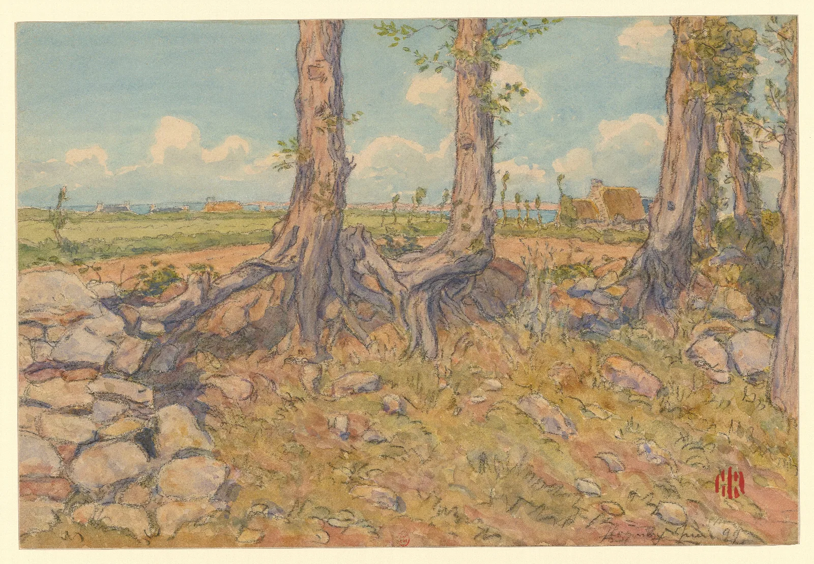 Loguivy 18 Wall Art by Henri Rivière - Canvas Print