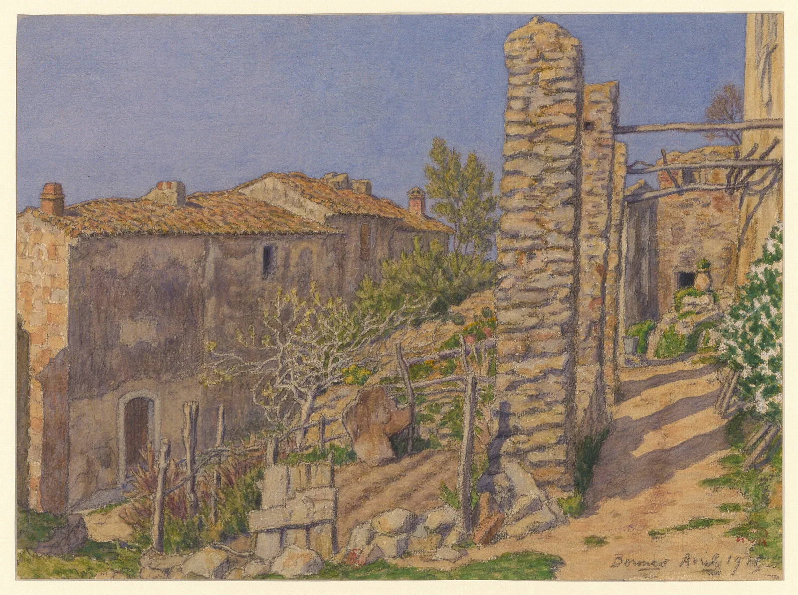 Bormes 12 Wall Art by Henri Rivière - Canvas Print