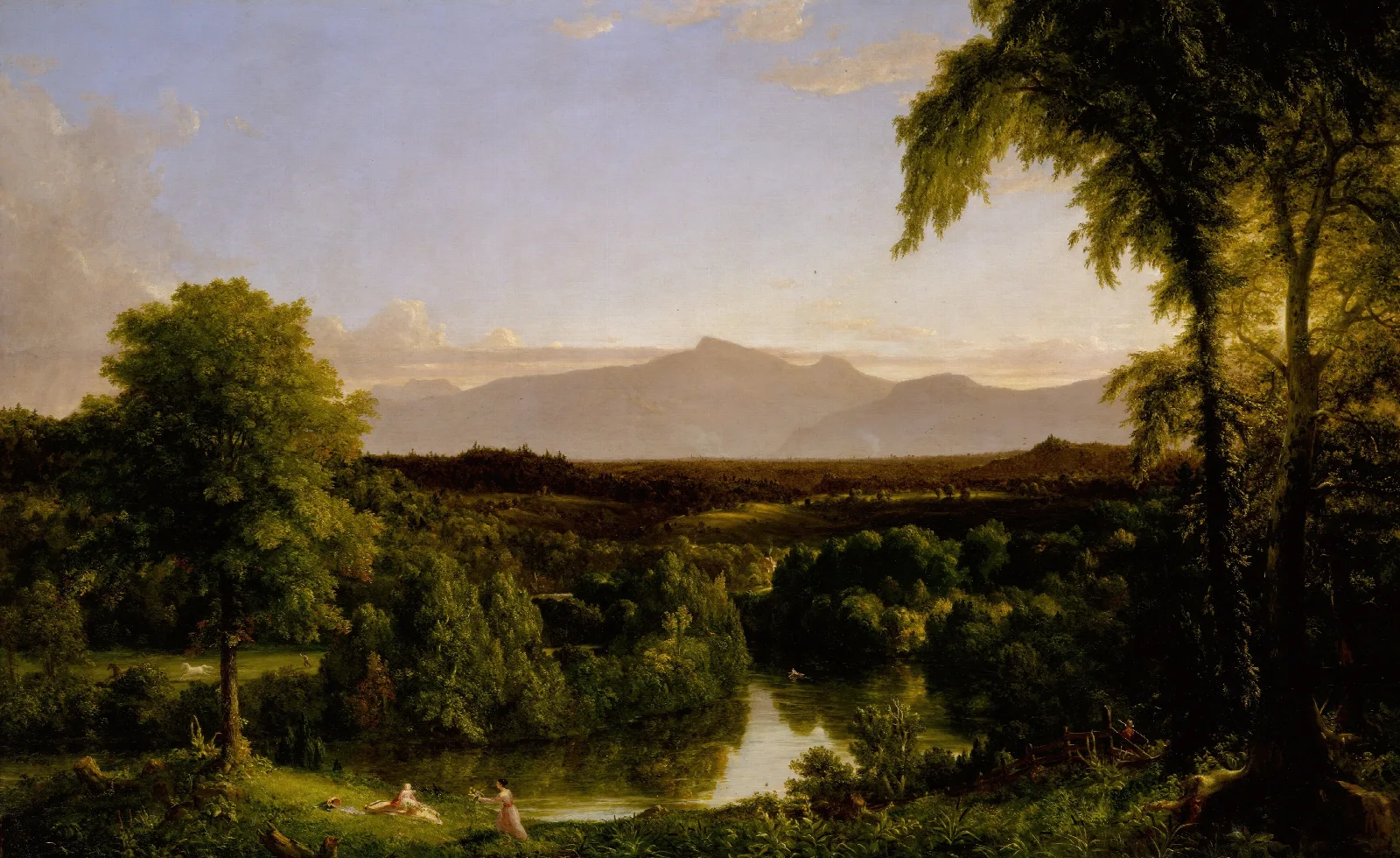 View On The Catskill Early Autumn Wall Art by Thomas Cole - Canvas Print