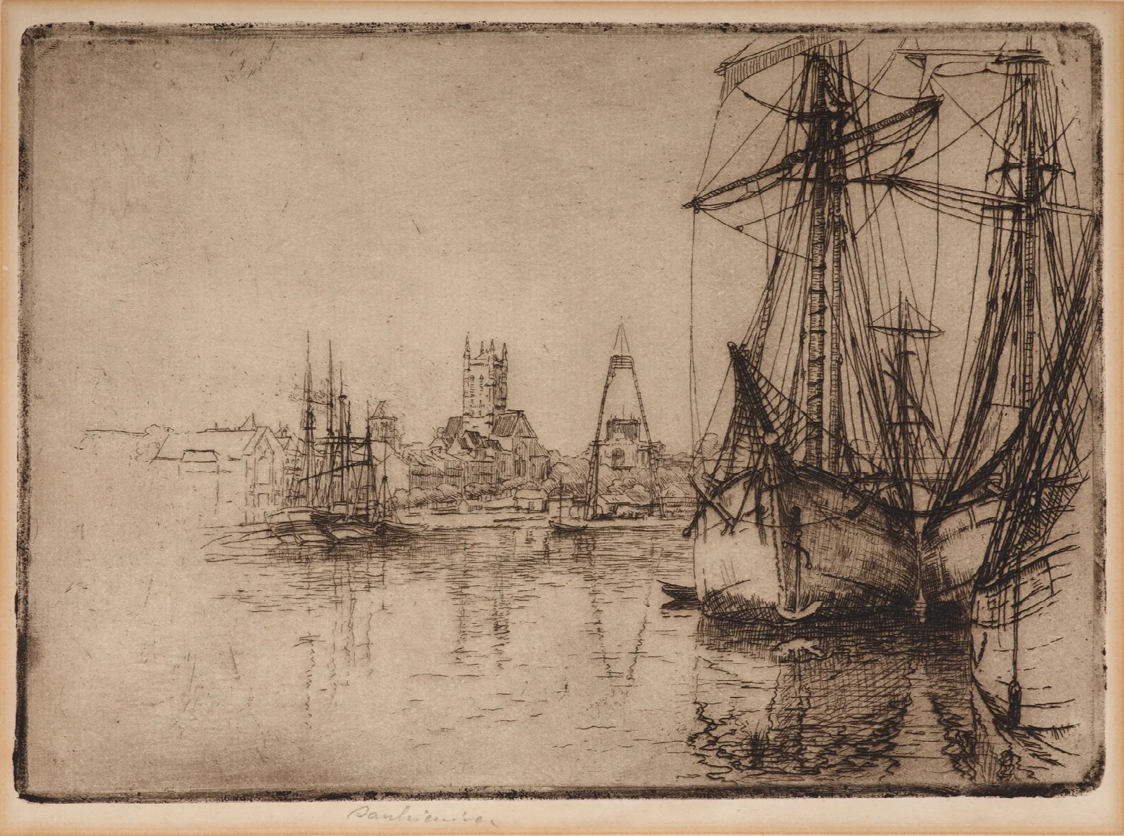 Port Of Fecamp Wall Art by Józef Pankiewicz - Canvas Print