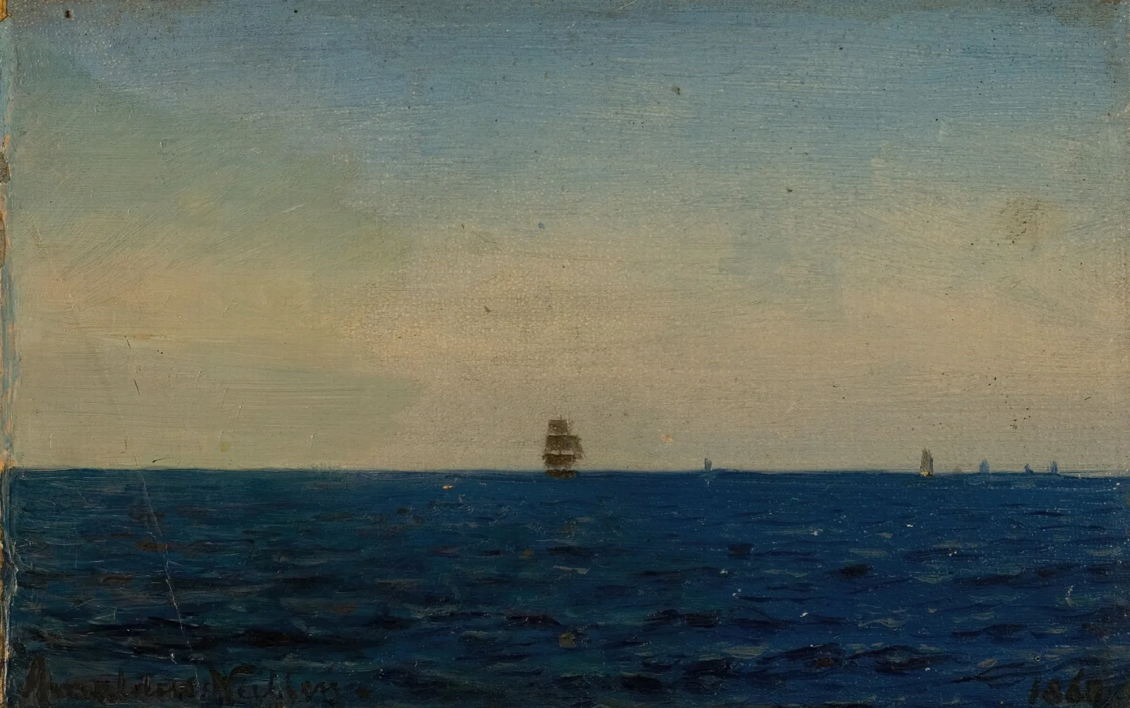 Atlanterhavet Wall Art by Amaldus Nielsen - Canvas Print