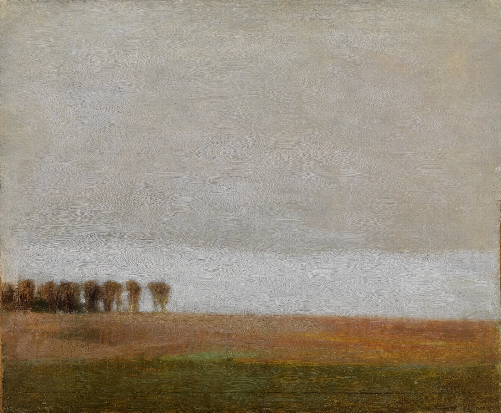 View Of Jaegersborg Alle Gentofte North Of Copenhagen Wall Art by Vilhelm Hammershøi - Canvas Print