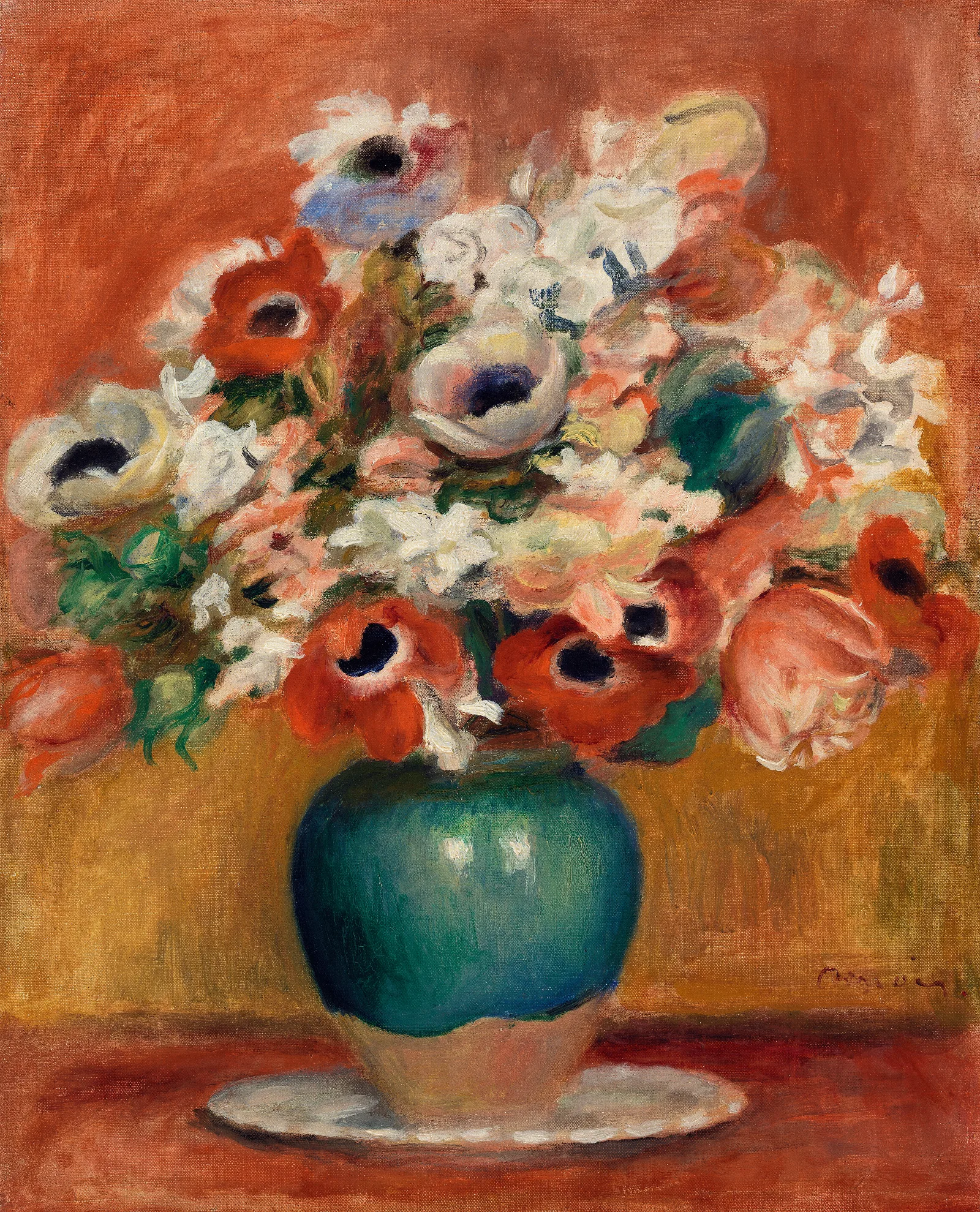Flowers Fleurs Wall Art by Pierre-Auguste Renoir - Canvas Print