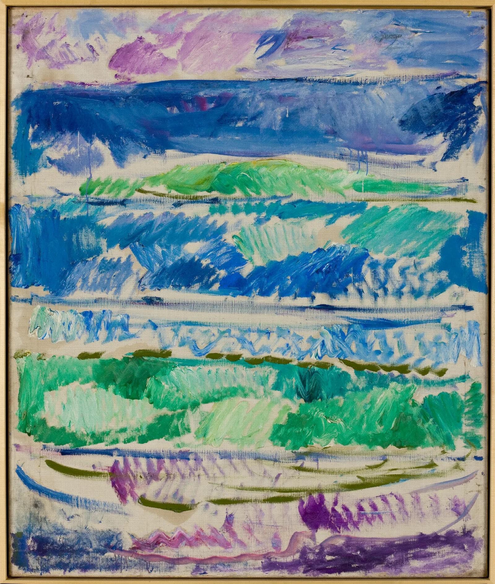 Waves Wall Art by Edvard Munch - Canvas Print