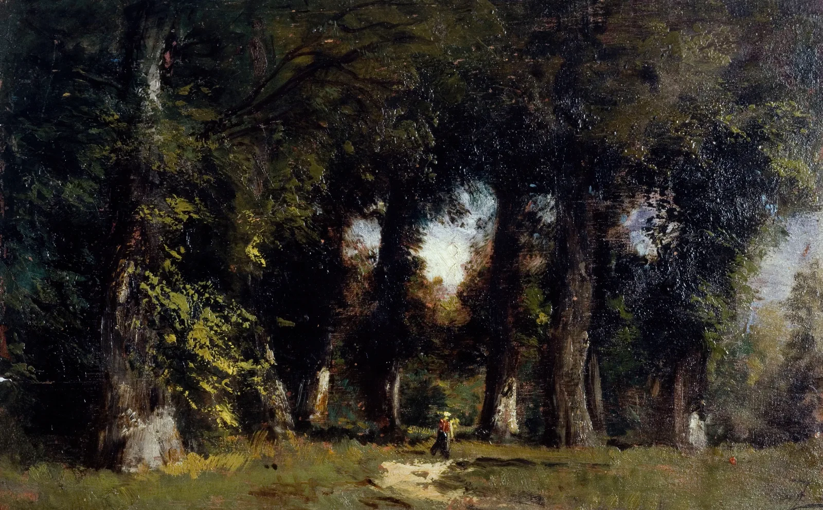 Lisiere De Foret Wall Art by Félix Ziem - Canvas Print